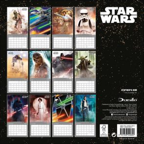 Star Wars Classic Gwiezdne Wojny - Oficjalny Kalendarz 2020 rok